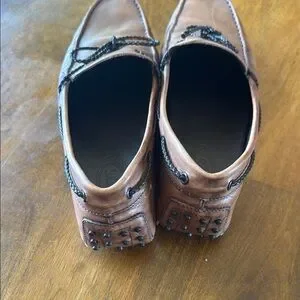 Tod\'s Brown driving Loafers with Moccasin Toe and Bow Detail Tod main image 2